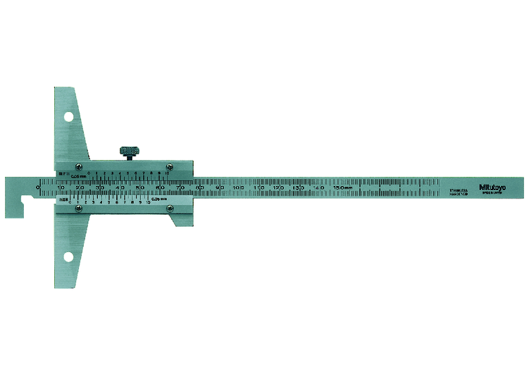 Mitutoyo Nóniuszos mélységmérő horgas véggel, 0-200 mm, 0.05 mm (527-402) termék fő termékképe