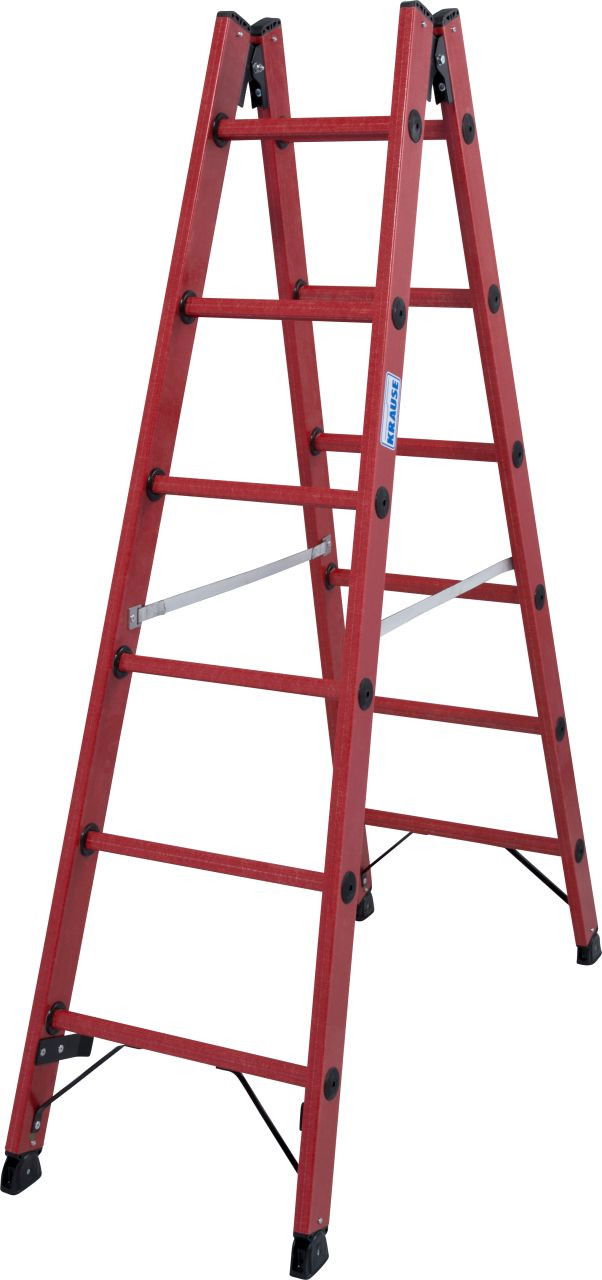 Krause Teljesen műanyag, két oldalon járható létra, 2x6 fokos termék fő termékképe
