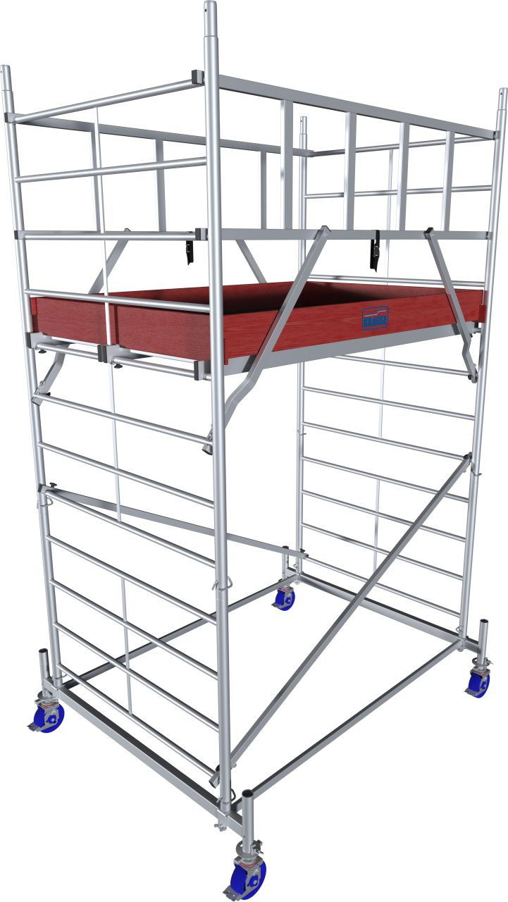 Krause ProTec XXL alumínium gurulóállvány, széles kivitel, munkamagasság: 4.3 m termék fő termékképe