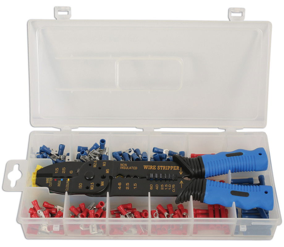 Laser Tools LAS-6532 5-funkciós saruzó fogó kábelvég készlettel, 271 részes termék fő termékképe