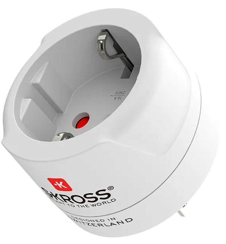 Skross Hálózati csatlakozó átalakító Európából az Amerikai Egyesült Államokba utazóknak, földelt termék fő termékképe