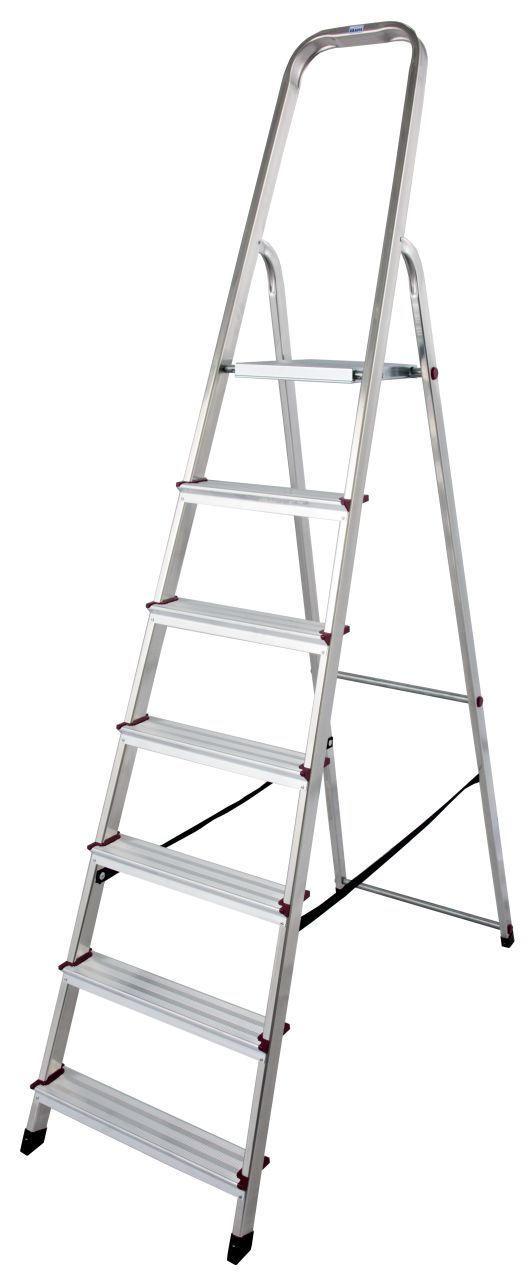 Krause CORDA egy oldalon járható lépcsőfokos háztartási állólétra, 7 fokos termék fő termékképe